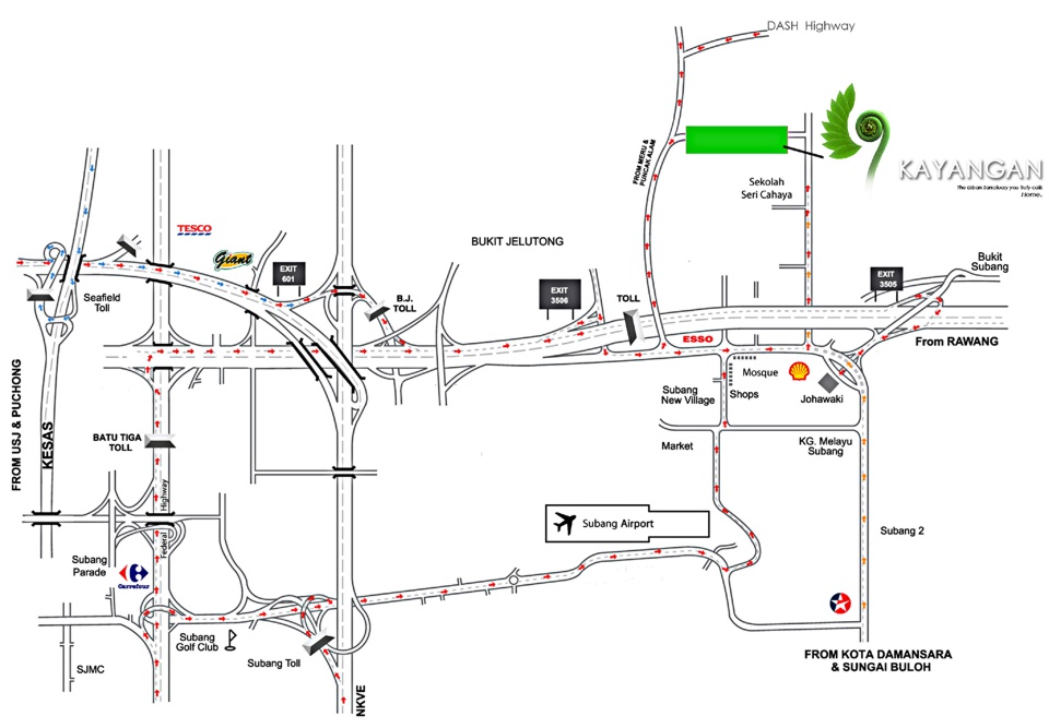 9Kayangan Location Map